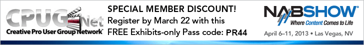 Use code PR44 to Register for a Free Exibits Only Pass